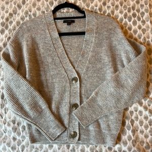 J. Crew Gray Cardigan Size S